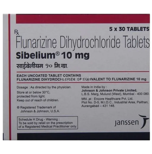 sibelium 10mg tablet 30's